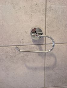 Towel and Toilet Roll Holder