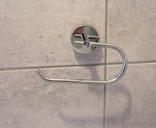 Towel and Toilet Roll Holder