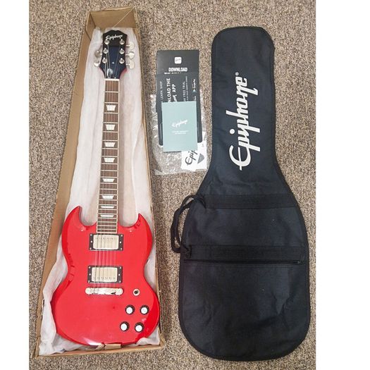 Epiphone Power Players SG Lava Red, Junior guitar