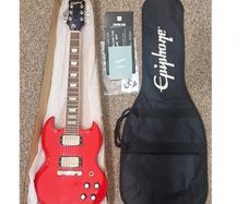 Epiphone Power Players SG Lava Red, Junior guitar