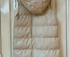Long Leather Vest - Like New (Used Once)