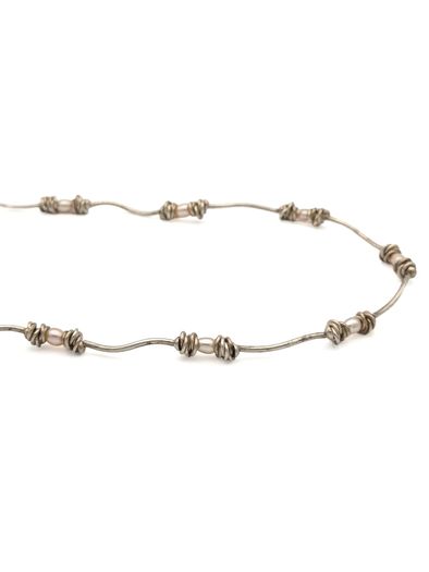 Vintage 925 Sterling Silver & Cultured Pearl Necklace