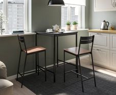 High table and bar chairs