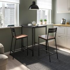 High table and bar chairs