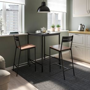 High table and bar chairs