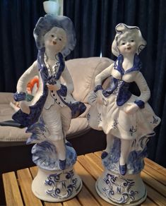 2 Capodimonte Figurines