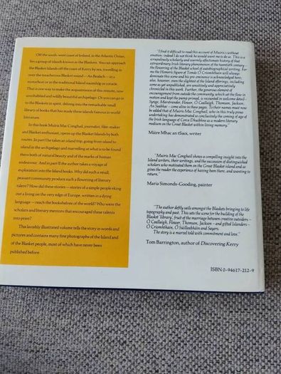 The Blaskets a Kerry Island Library by Muiris Mac Conghail 1988 hardback with dustcover in very good condition with small inscription on inside page FREE STANDARD POSTAGE INCLUDED