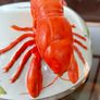 Antique WMF Lobster and Seaweed Silver Plated Trim Porcelain Round Serving Bowl 1920s Image 4