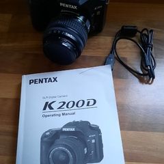 Camera Pentax K200d Slr + Case