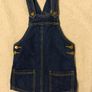 Next Blue Denim Dungaree Dress Image 2