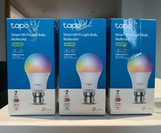 3x Smart Wi-Fi Light Bulb Multicolour