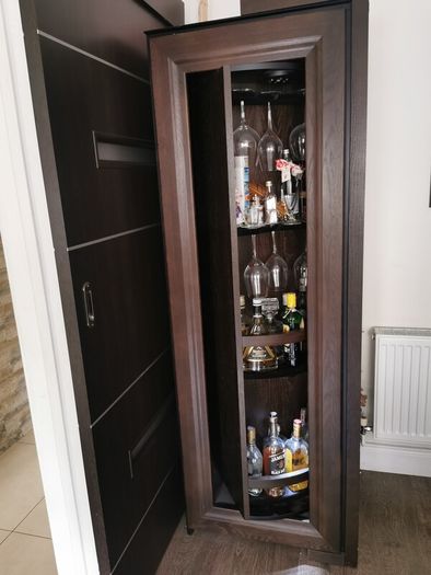 Swivel bar cabinet and 2 TV units