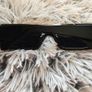 Rectangle Sunglasses Black Narrow Frame Image 8