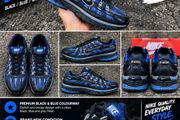 Nike P-6000 Black &amp; Blue  Brand New UK 10