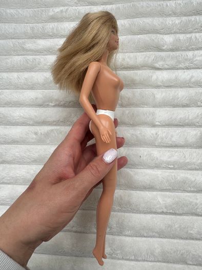 Barbie Pretty Flowers Floral Mattel Doll Blonde Vintage Damaged Hands Used Please see pictures