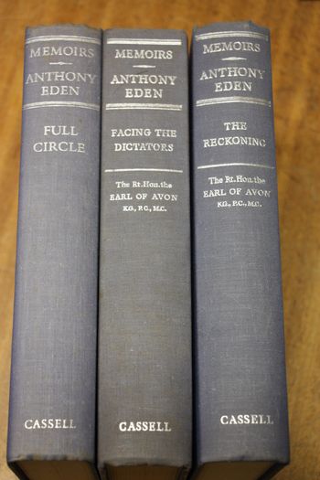 Memoirs of Anthony Eden.