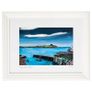 Dalkey Island and Harbour, Dublin. Lovely large frame. By artist Helen Mathews. Image 2