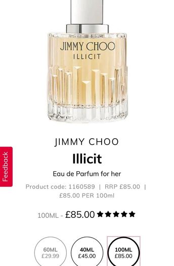 Bnib Jimmy Choo Illicit Edp 100ml