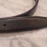 Black leather belt in the style of designer Image 6