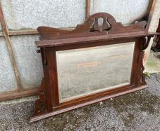 Mahogany over Mantle Mirror