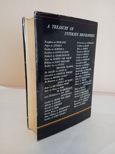 A Treasury of Intimate Biographies: Dramatic Stories from the Lives of Great Men by Those Who Knew Them Well Edited by Louis L. Snyder (GT96)
