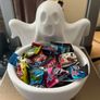 Spooky Ghost Catchall Bowl Halloween Decor Image 2