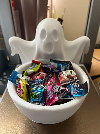 Spooky Ghost Catchall Bowl Halloween Decor