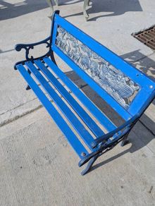 Children's Cast iron garden bench