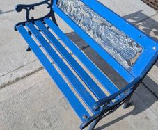 Children's Cast iron garden bench