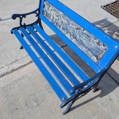 Children's Cast iron garden bench