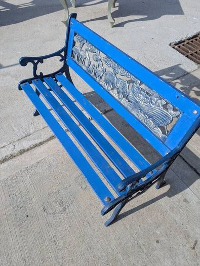 Children's Cast iron garden bench