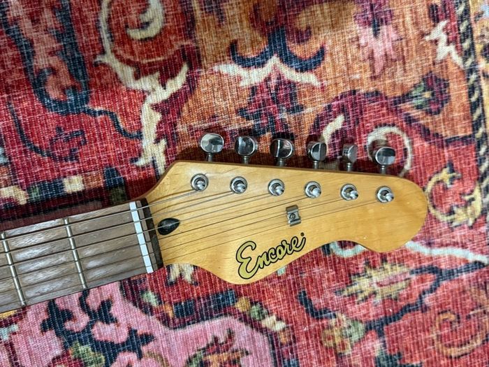 Encore Electric Guitar - Black Strat Style