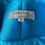 Blue mother of the bride wedding outfit with hat Image 10