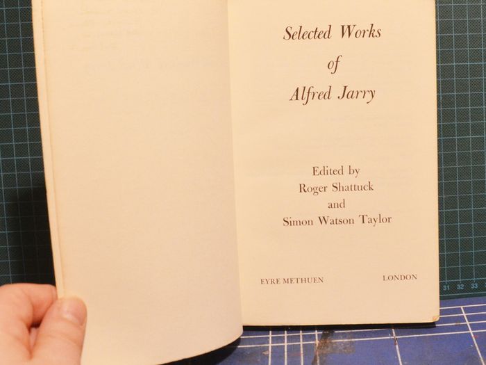 'Selected Works of Alfred Jarry'