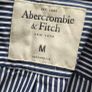 Abercrombie & Fitch striped logo button-up Shirt 100% cotton - size: M Image 2