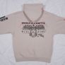 GRMY Beige Graphic Print Sudadera Capucha Grimey Back At You Streetwear Hoodie Size S Image 9