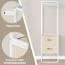 Open wardrobe Clothes Rack with 2 Drawers and 4  Shelves Heavy Duty Image 3