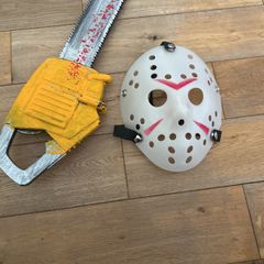 Halloween- Jason mask and electric saw