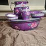 Enter a catchy titleComplete 7-Piece Vintage Purple Wash Set - Excellent Condition Image 4
