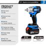 21V Brushless Wrench Socket 4000mAh Li-ion Battery Hand Drill Installation Power Tools Image 2