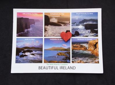 Ireland Postcard : Beautiful Ireland - The Wild Atlantic Coastline  - Multi-view