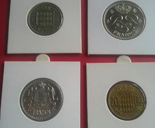 Monaco - 4 excellent coins - great value