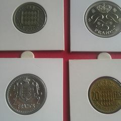 Monaco - 4 excellent coins - great value