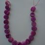 Pink Druzy agate beads,Gemstone beads,jewellery making supplies Image 3