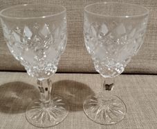 Vintage crystal glasses
