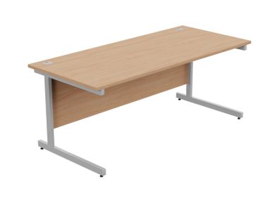 New Straight Office Desk with Cantilever Legs W1800 x D800mm