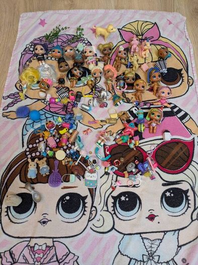 huge collection of LOL Surprise dolls and accessories