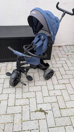 QPlay Rito Star Folding Toddler Trike with Canopy