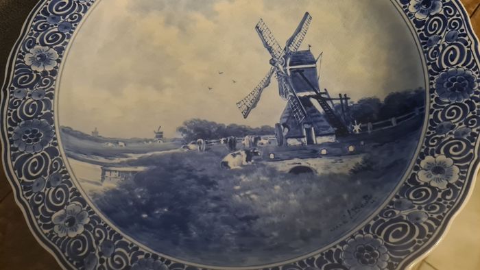 Antique Hand painted plate