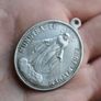 Irish Antique Sterling Silver Medal: Congregation of the Children of Mary, Dublin 1941  8 grams silver Image 3
